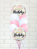 BB4 - Mini Birthday Marble Balloon Bouquet