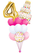 BB7 - Birthday Cake Balloon Bouquet