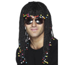 NEIL HAPPY HIPPIE WIG BLACK