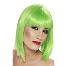 GLAM WIG NEON GREEN SHORT