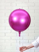Hot Pink Orbz Helium Foil Balloon