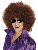 AFRO WIG BROWN MEGA