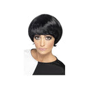PSYCEDELIC WIG BLACK 60s 70s