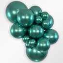 REFLEX AURORA GREEN 18" SEMPERTEX BALLOONS 6CT