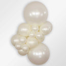 SILK OYSTER WHITE 5" SEMPERTEX BALLOONS 50CT