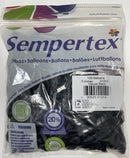 DELUXE BLACK 5" SEMPERTEX BALLOONS 100CT