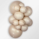 DELUXE WHITE SAND 5" SEMPERTEX BALLOONS 100CT