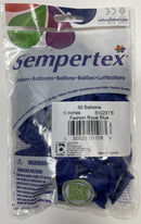 FASHION ROYAL BLUE 5" SEMPERTEX BALLOONS 50CT