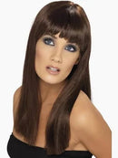 GLAMOURAMA WIG LONG BROWN