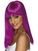 GLAMOURAMA WIG LONG PURPLE