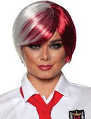 ANIME RED & WHITE WIG BOB