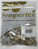SILK GOLD DUST 5" SEMPERTEX BALLOONS 100CT