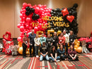Mega Casino Themed Balloon Wall