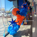 12ft Balloon Garland - Grad Bursts