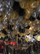 100 New Years Latex Helium Balloons - Pick your colors