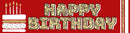 Red Birthday Banner