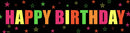 Neon Birthday Banner