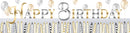 Metallic  Birthday Banner